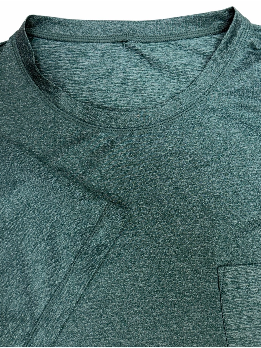 Vuori Shirt Mens Large Green Tradewind Performance Tee Athletic Tech Pocket V109